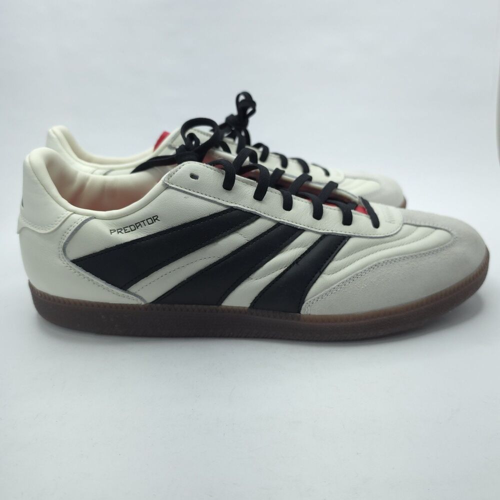 Adidas Predator Freestyle Soccer Casual Off White Sneakers JH8893 Mens Size 13